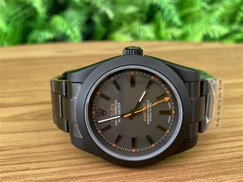 black rolex milgauss bamford|Rolex Milgauss gv price.